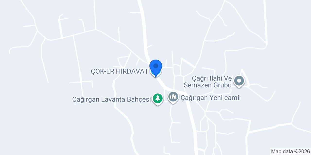 ÇOK-ER HIRDAVAT konumu