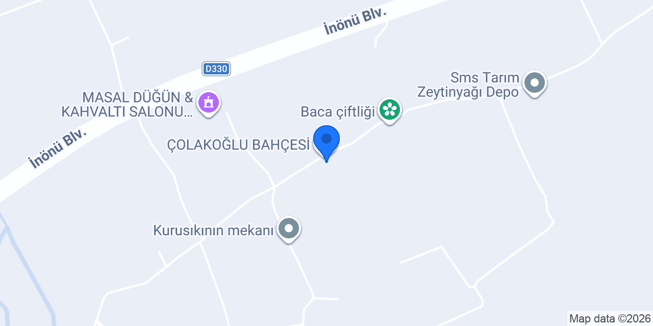 ÇOLAKOĞLU BAHÇESİ konumu