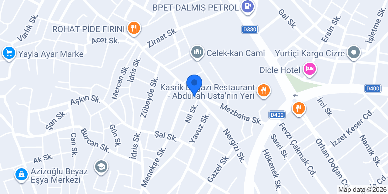 BİŞENK ECZANESİ konumu