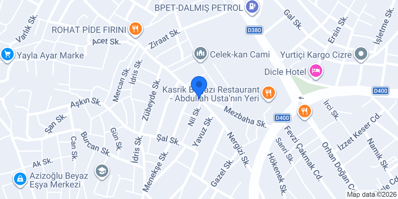 ZEREN ECZANESİ konumu