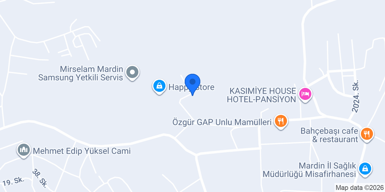 Mardin 7/24 taksi konumu