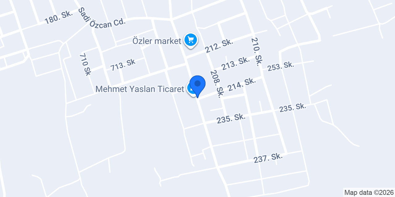 Tekşahlar konumu