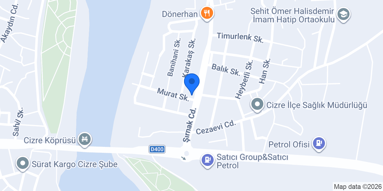 Aras Eczanesi konumu