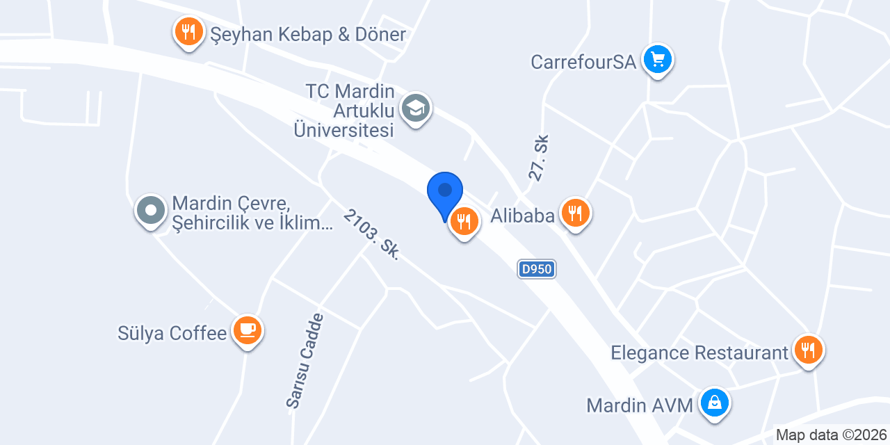 Little Caesars Mardin Merkez Şubesi konumu