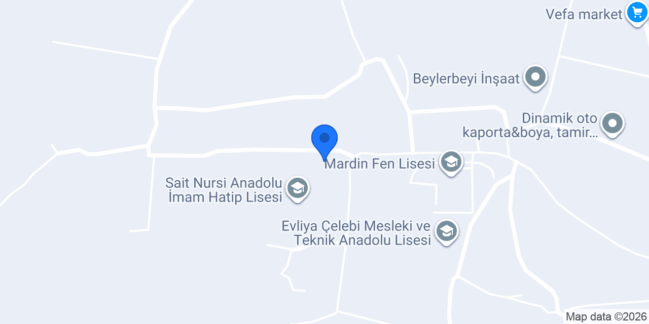 Mardin Final Okulları konumu