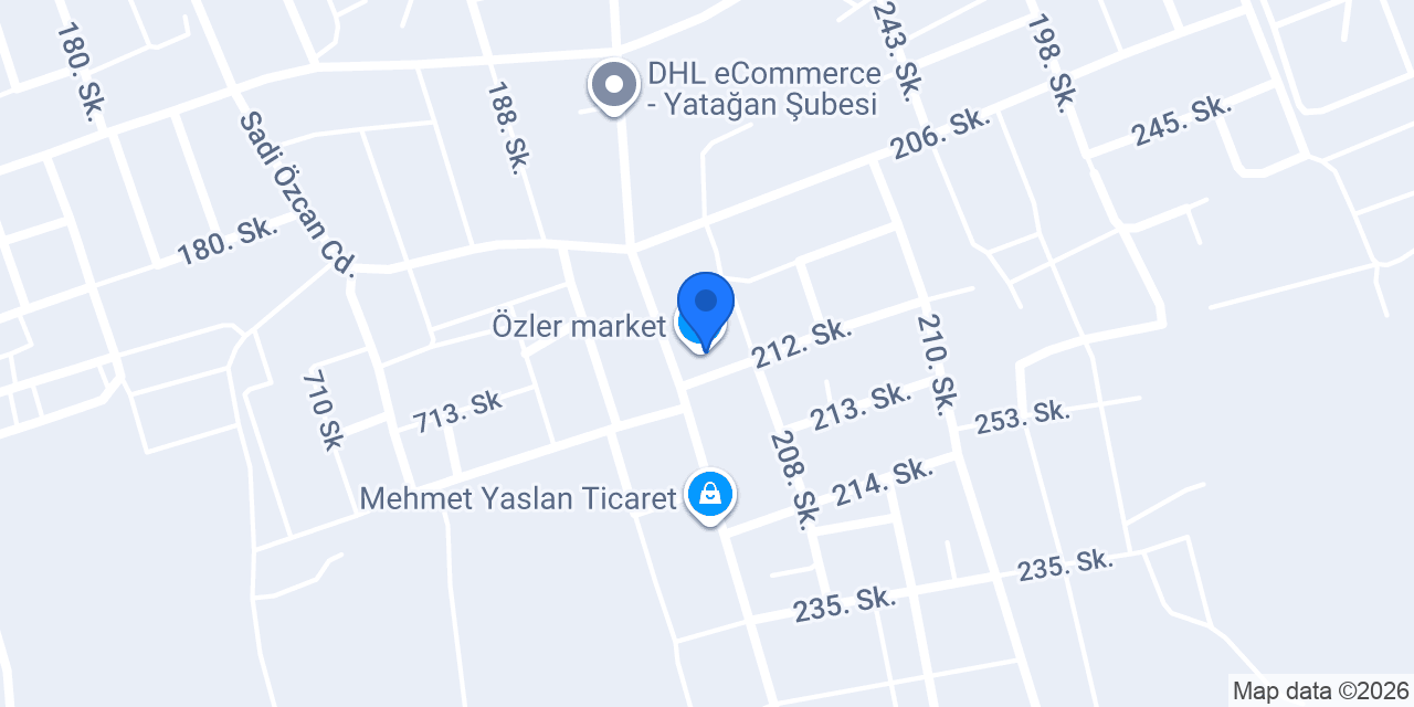 Özler market konumu