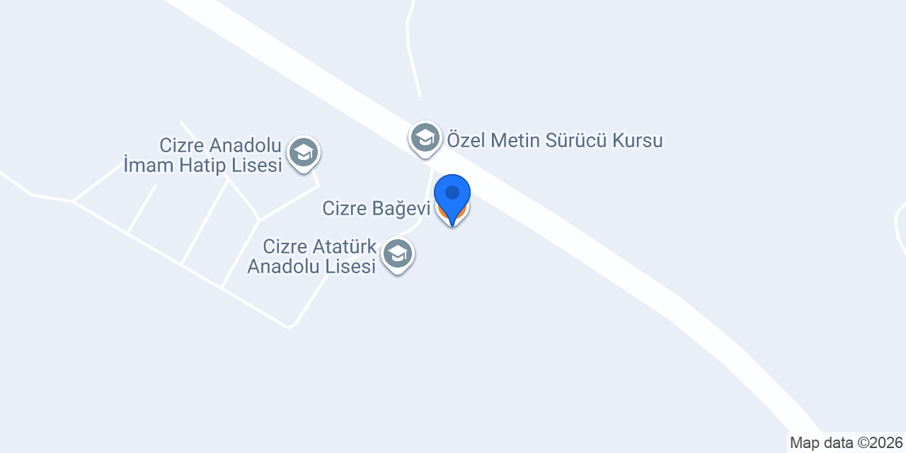 Cizre Bağevi konumu