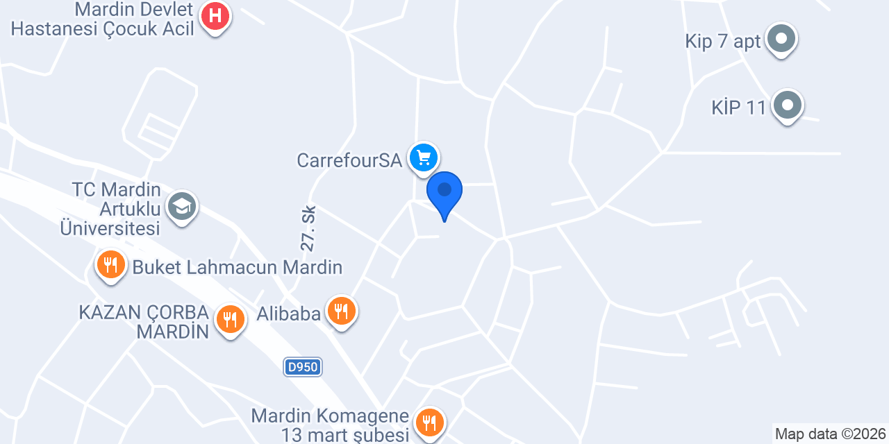 Songur mobilya konumu