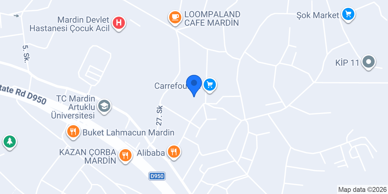 Okay Yaşar Ortaokulu konumu