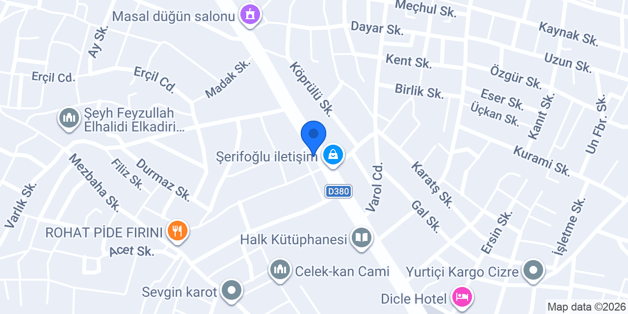 Roni elektrik ve yapi market konumu