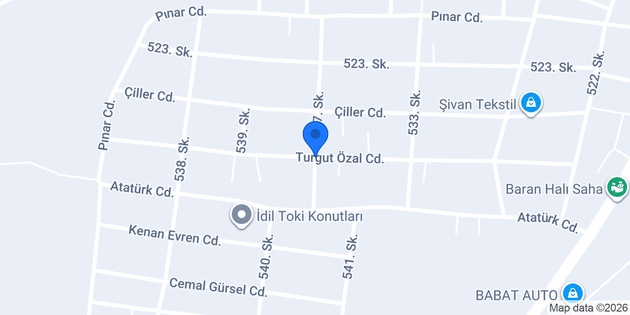 Bener Cordan İlköğretim Okulu konumu