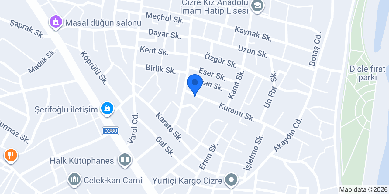 El Cezeri Mobilya konumu