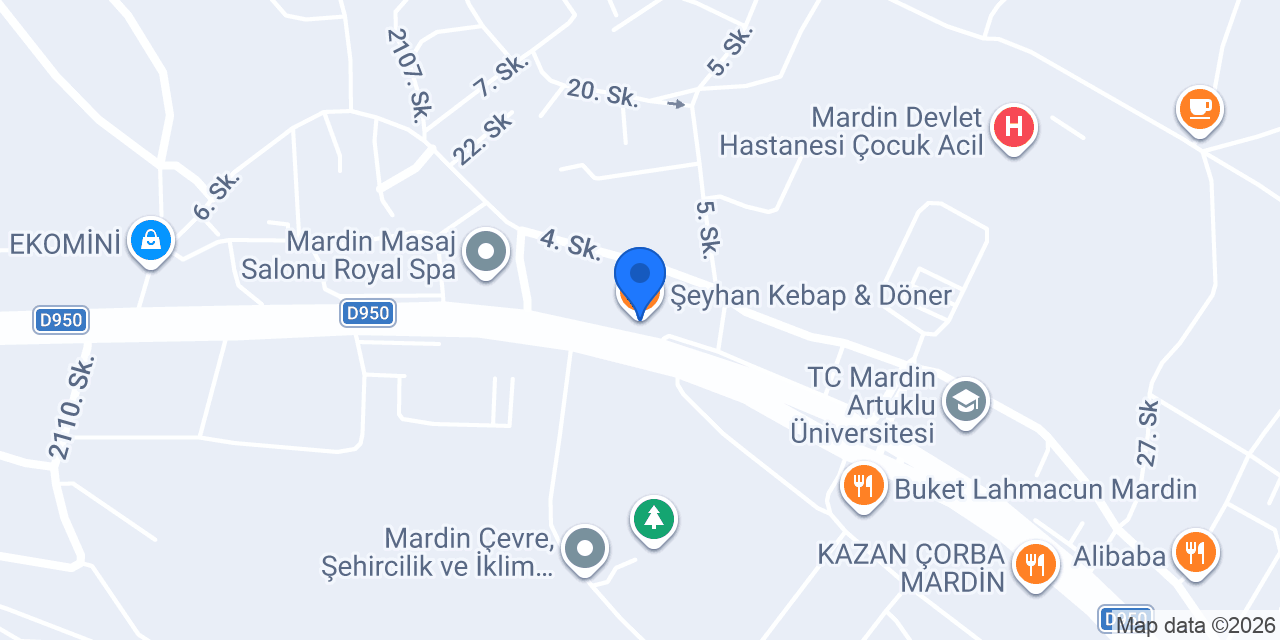 Şeyhan Kebap & Döner konumu