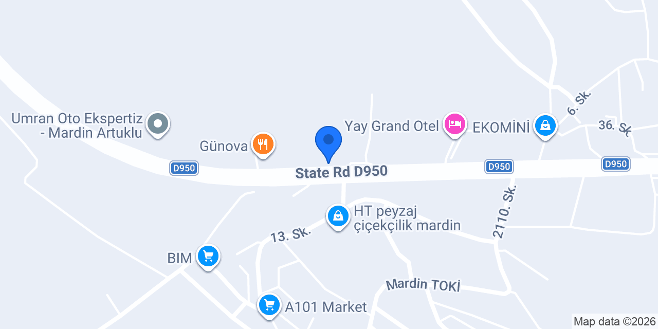 ÖZBEK OTOMOTİV konumu