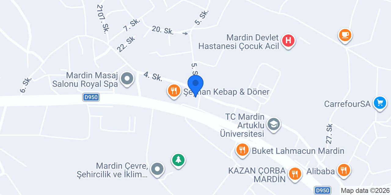 Bal Optik Mardin konumu