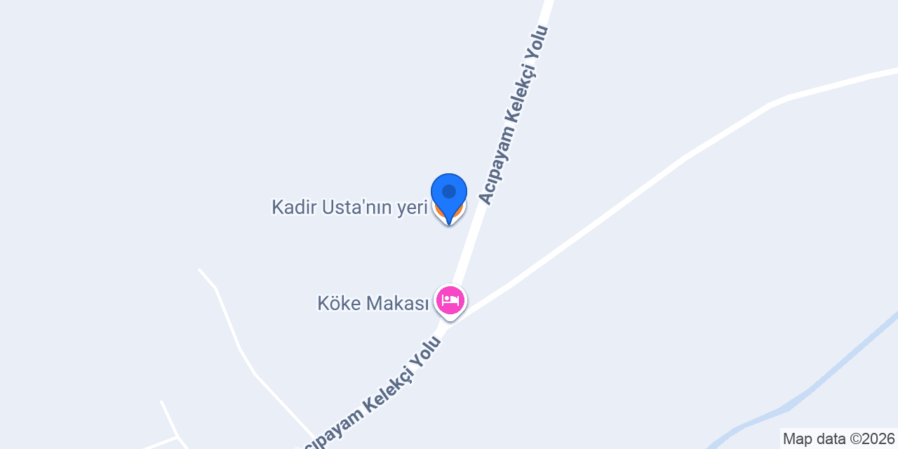 Kadir Usta'nın yeri konumu