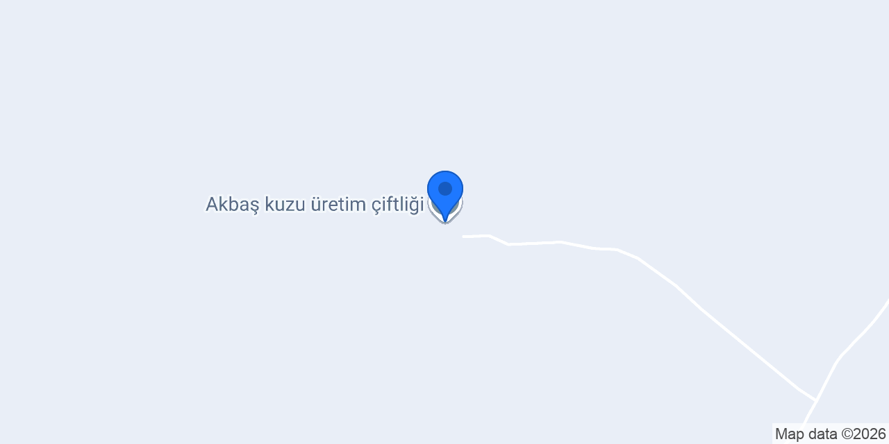 Akbaş kuzu üretim çiftliği konumu