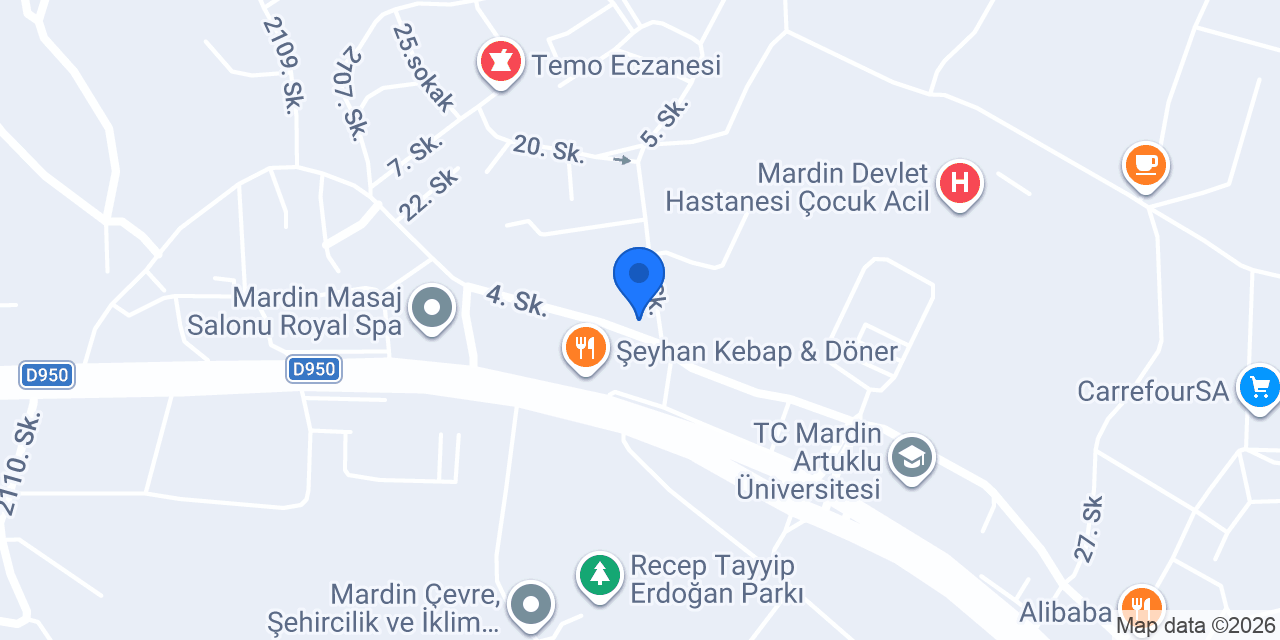 Dünya Döner Kumru Mardin konumu