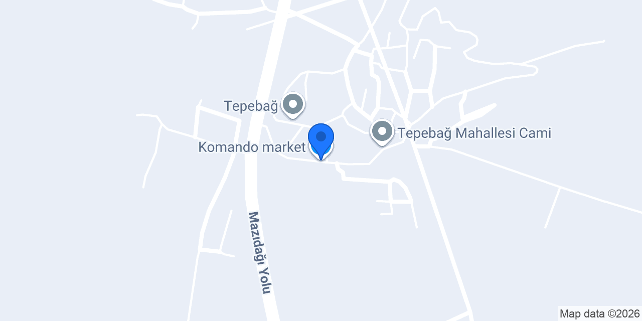 Komando market konumu