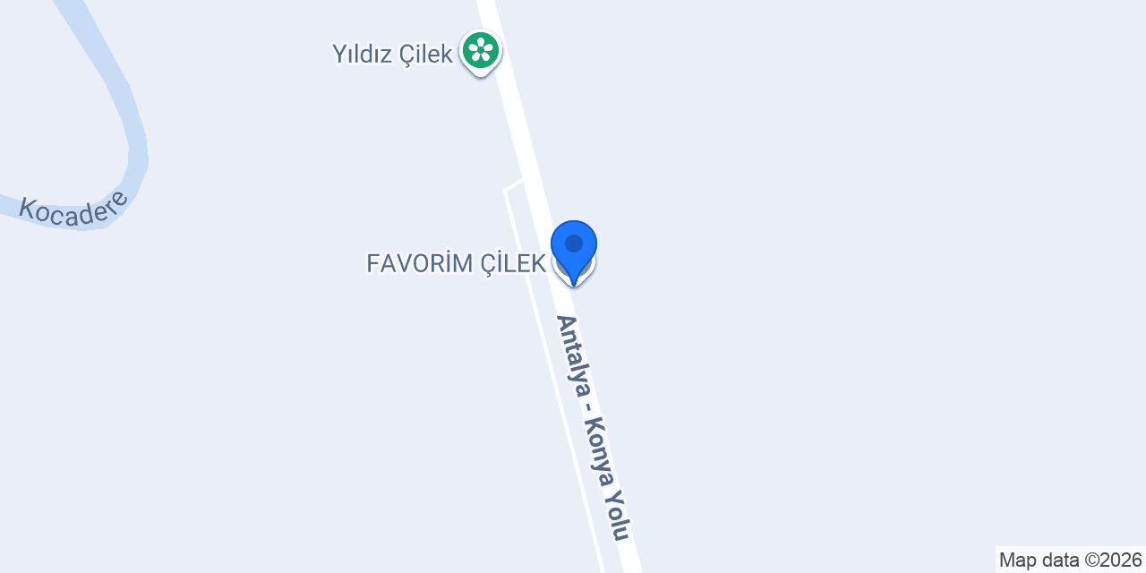FAVORİM ÇİLEK konumu