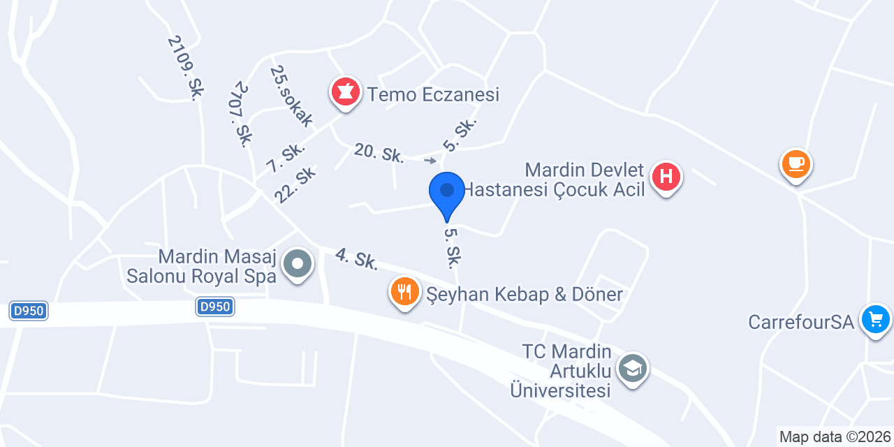 Mardin *MARRDİAN ÇİÇEKÇİLİK* konumu