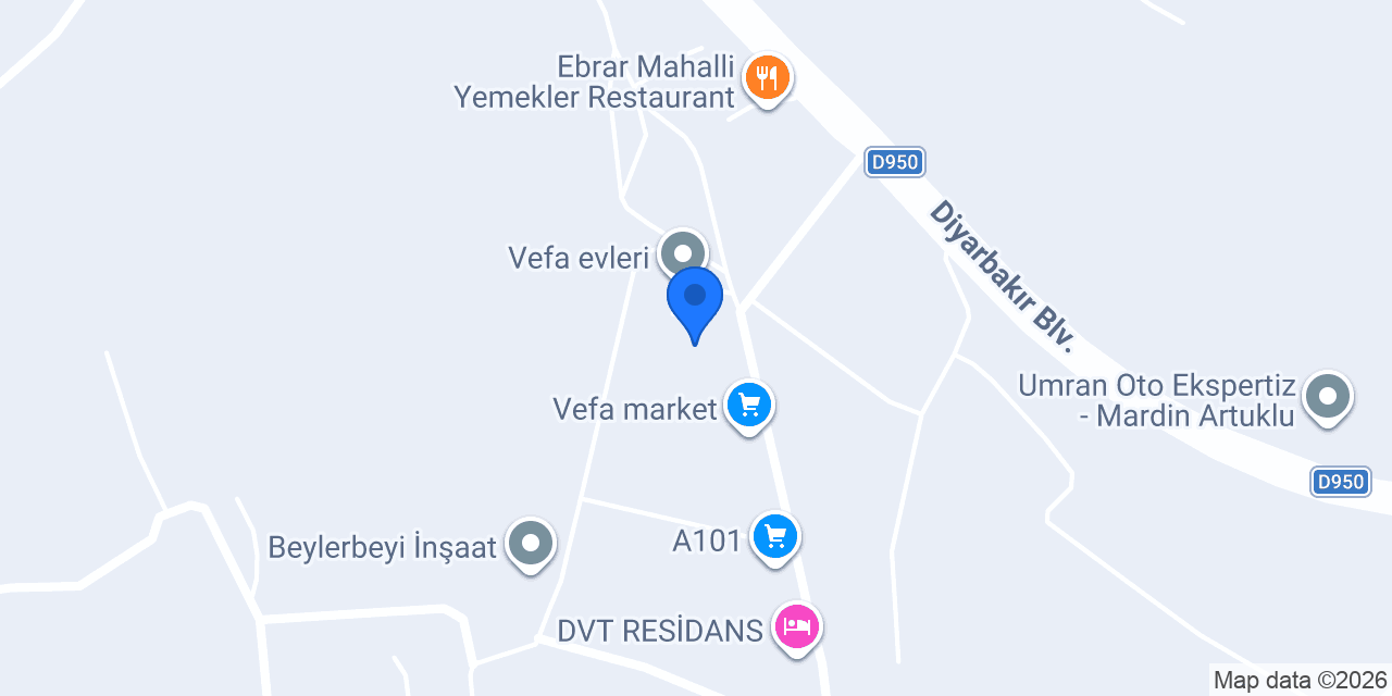 Mardin Çocuk Durağı konumu