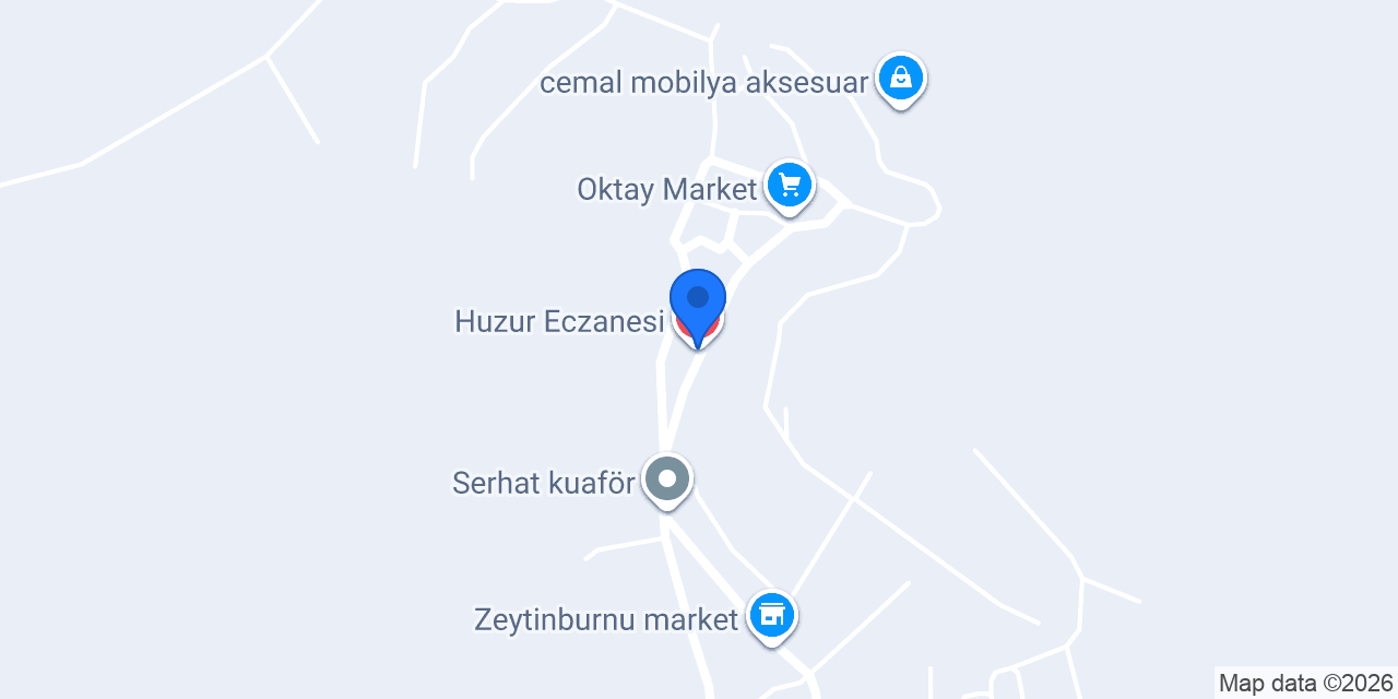Huzur Eczanesi konumu