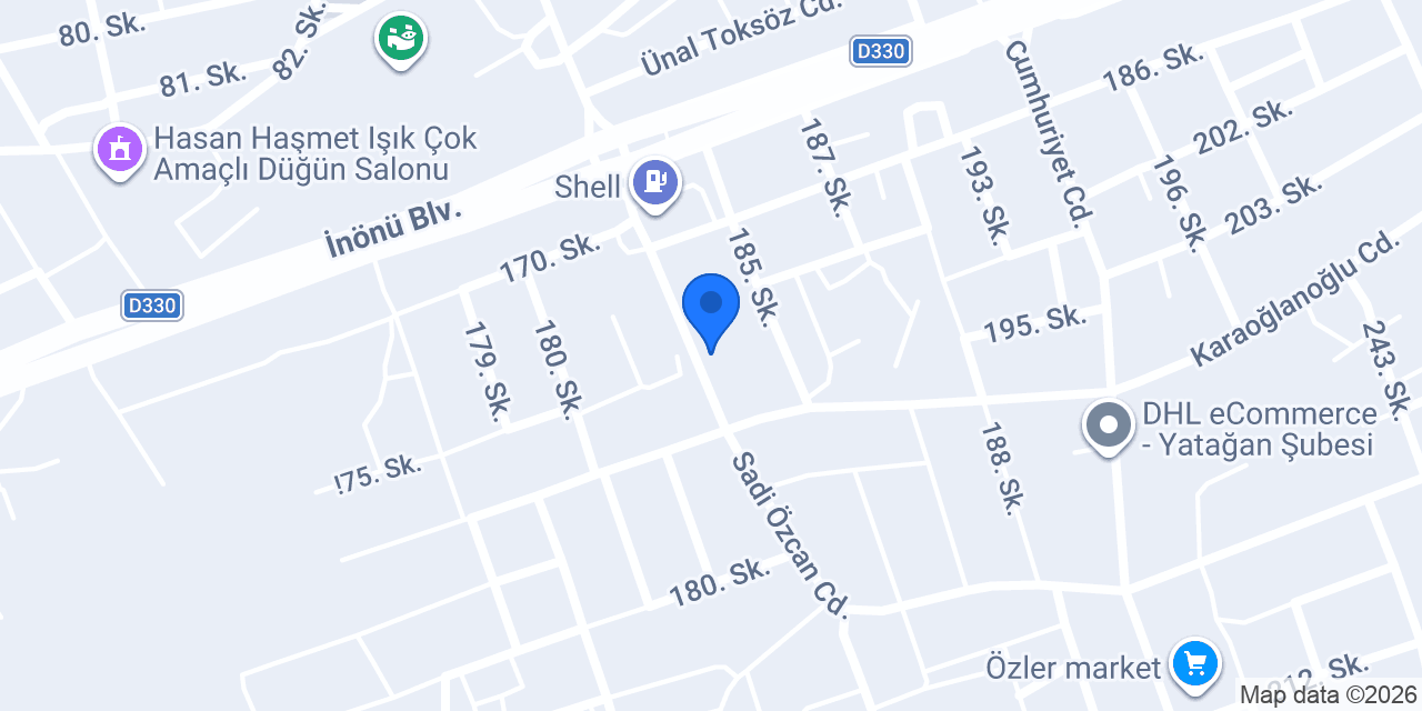 Kardeşler Pide Onur Market konumu