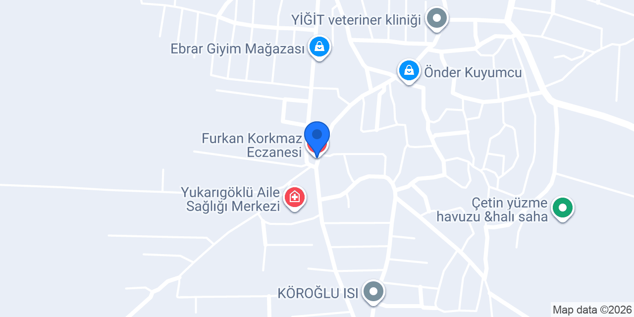 Furkan Korkmaz Eczanesi konumu