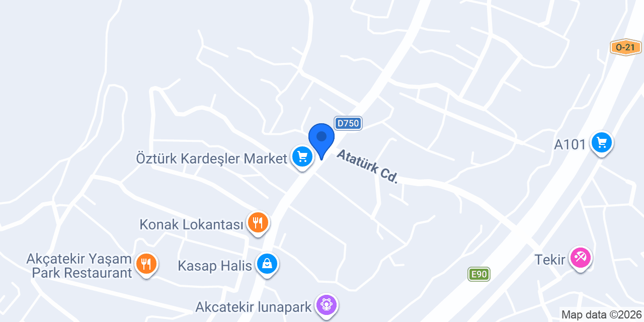 Akçatekir taksi konumu