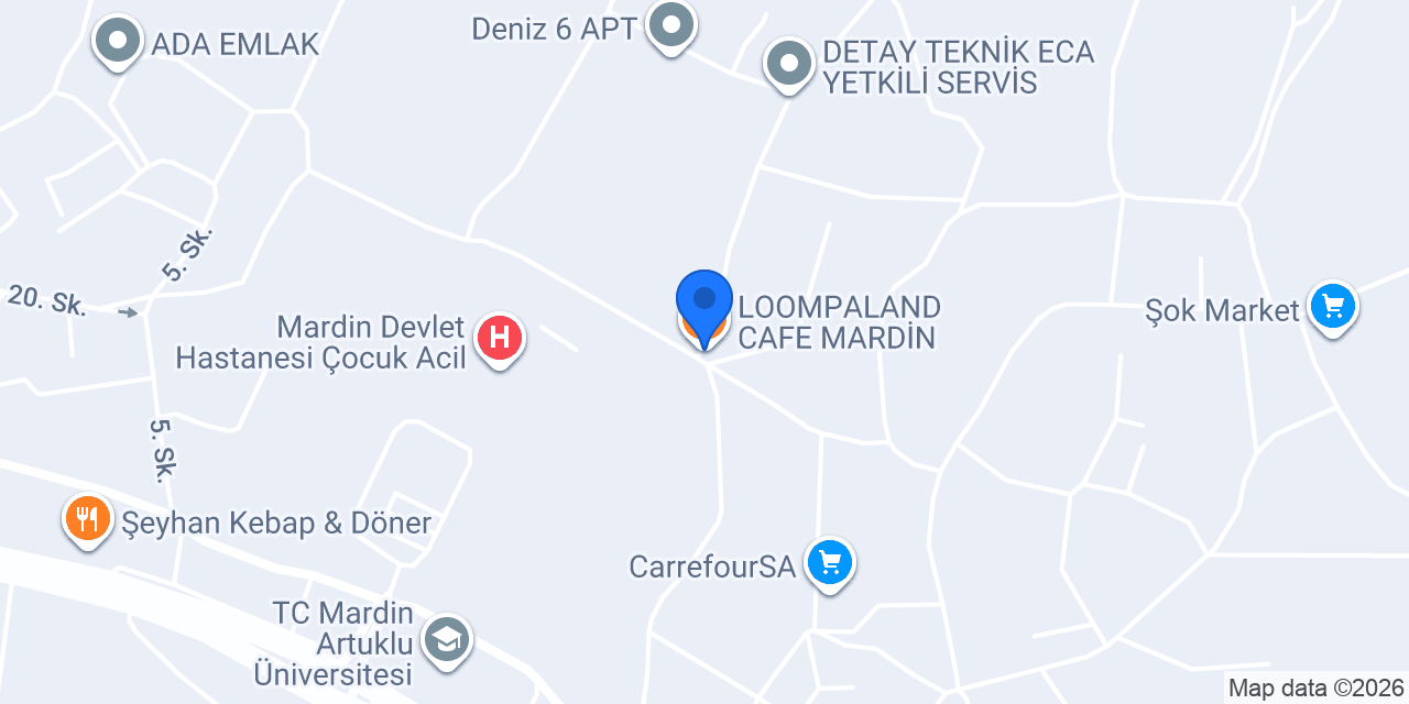 LOOMPALAND CAFE MARDİN konumu