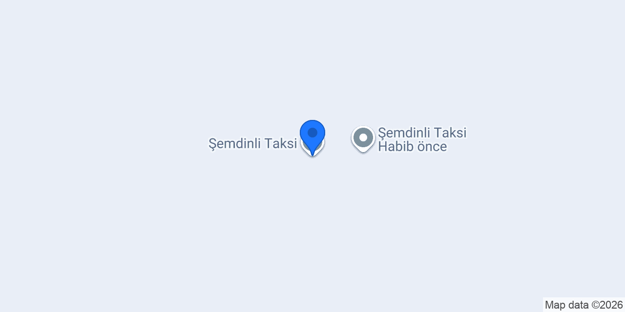 Şemdinli Taksi konumu