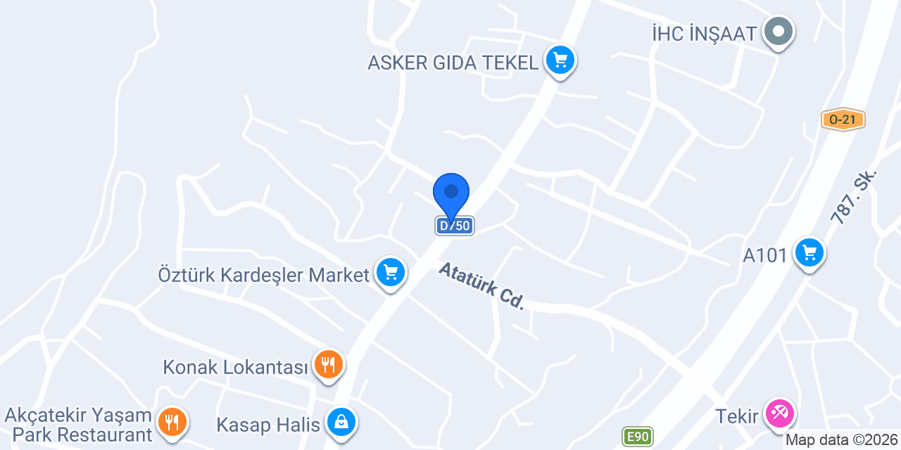 Kozanoğlu hırdavat konumu