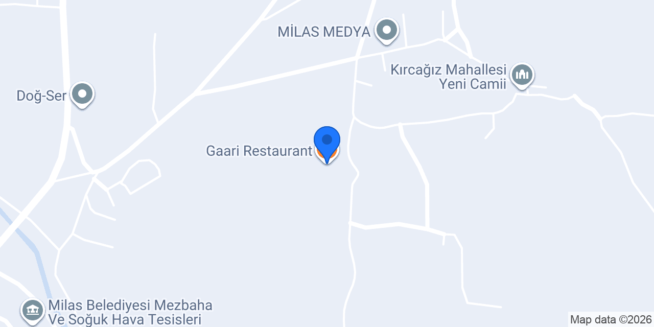 Gaari Restaurant konumu