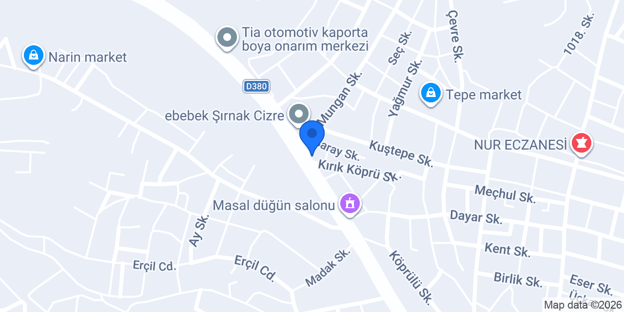 CİZRE TURBO SERVİS konumu