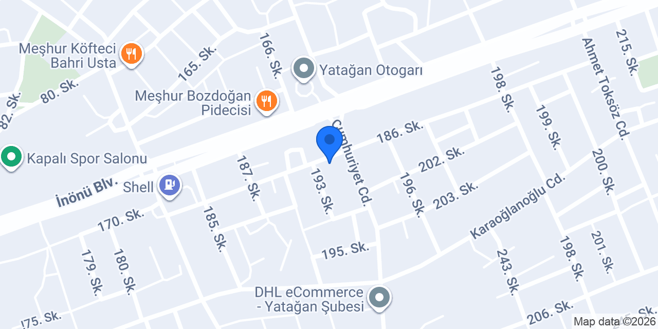 Serman Tesisat konumu