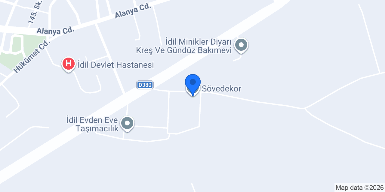 Sövedekor konumu