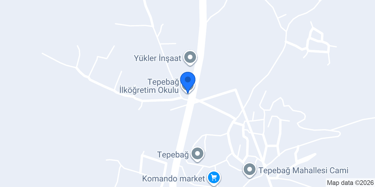 Tepebağ İlköğretim Okulu konumu