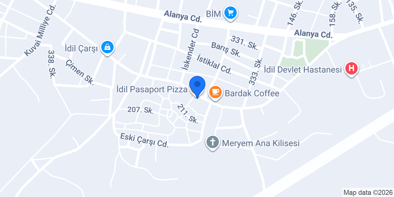 Casablanca Cafe Bistro konumu
