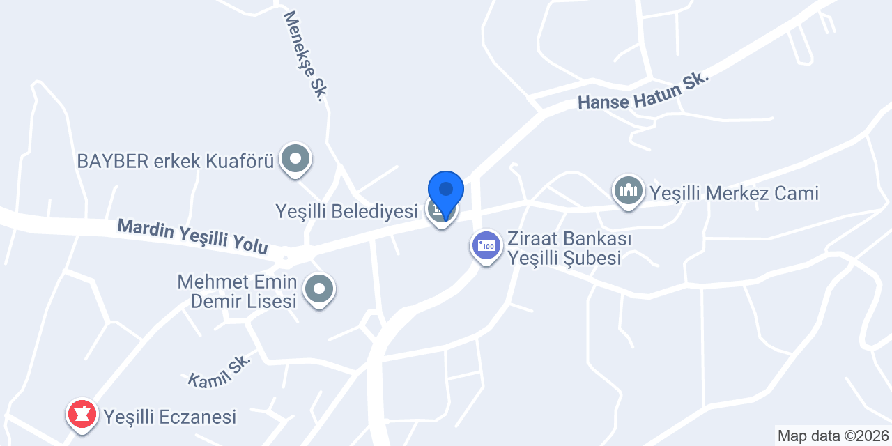 Katre Unlu Mamulleri konumu