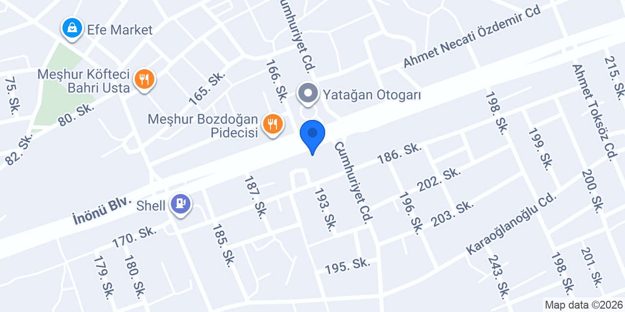 Ateş Döner Yatağan konumu