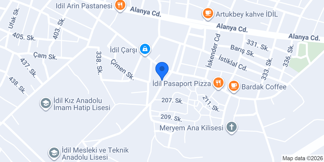 ENSA SİGORTA ŞIRNAK konumu