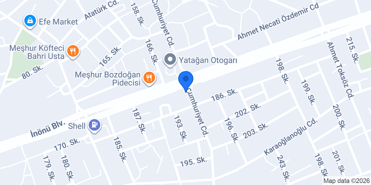 Diş Hekimi Özgür Karakaş konumu