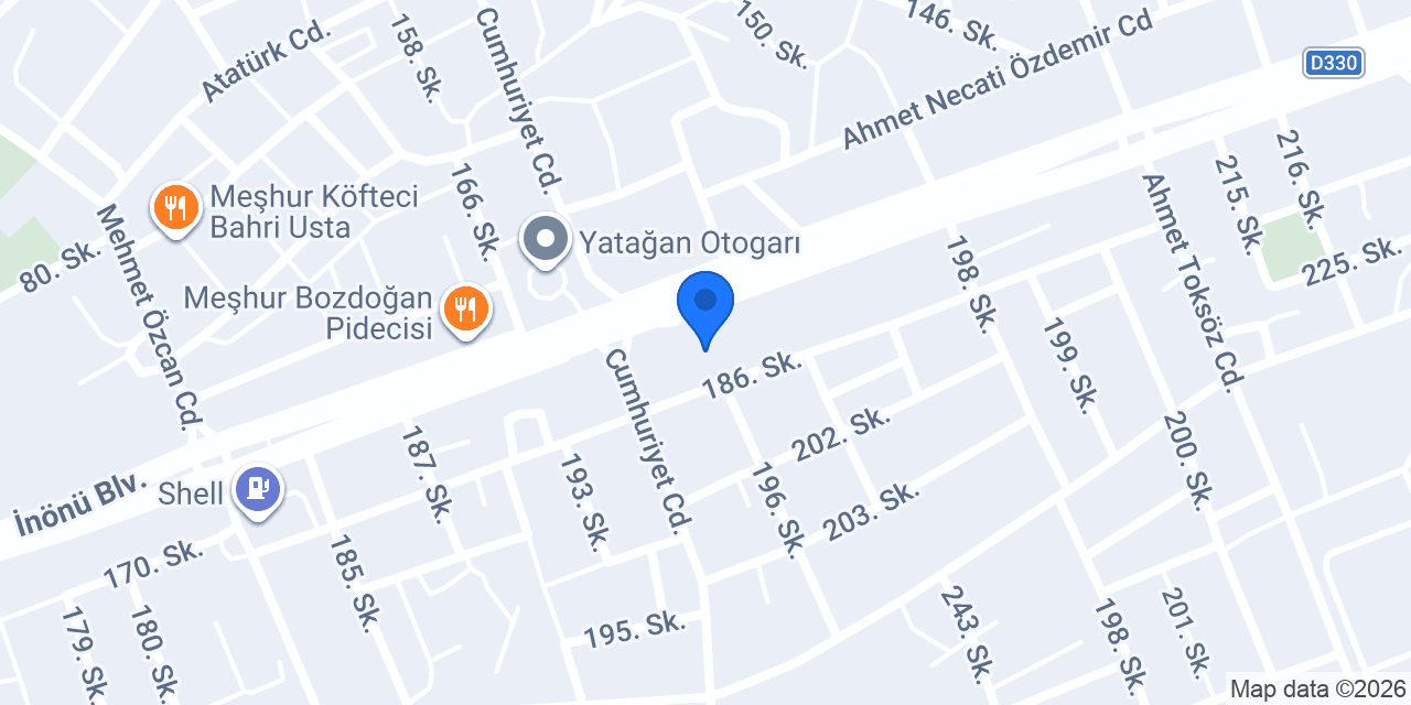 ÖZER OTO KİRALAMA konumu