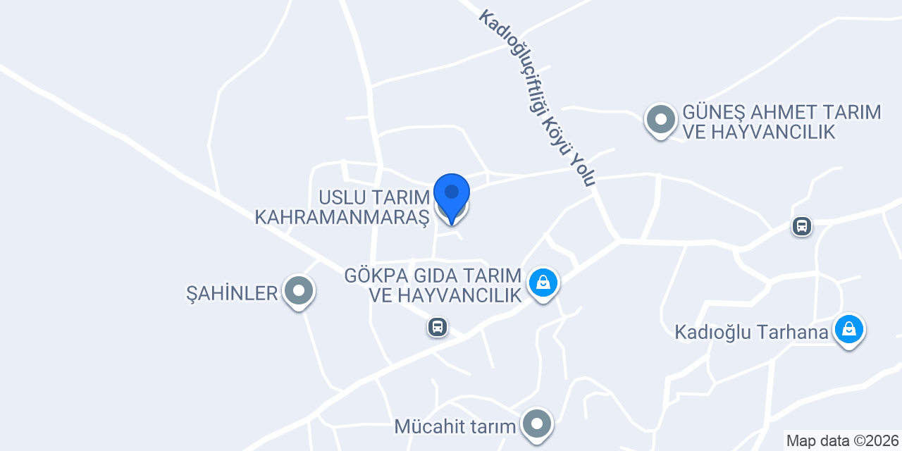 USLU TARIM KAHRAMANMARAŞ konumu