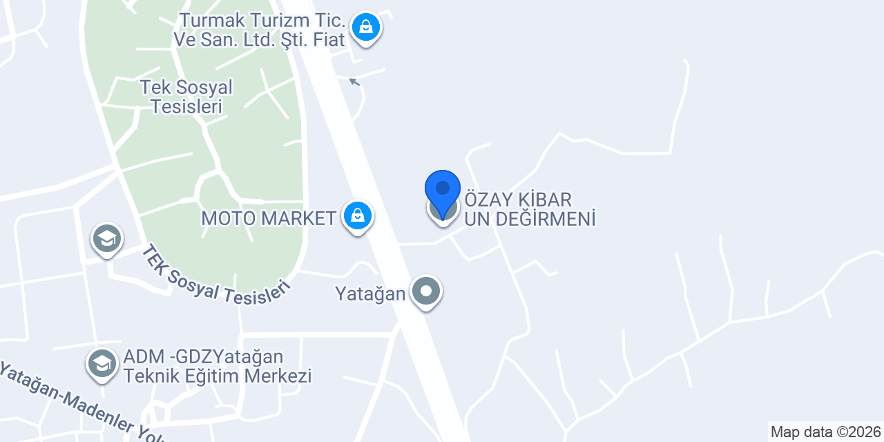 ÖZAY KİBAR UN DEĞİRMENİ konumu