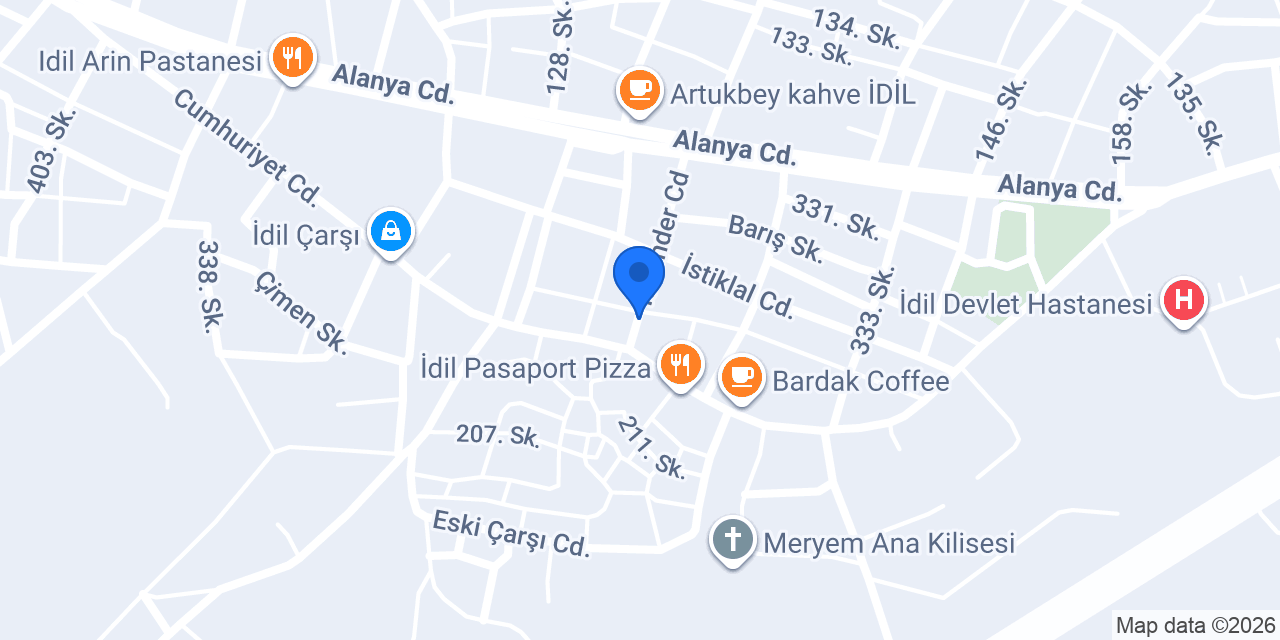 33 Mersin Tantuni idil konumu