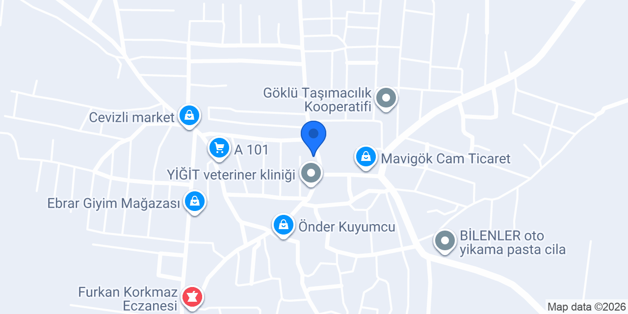 ŞEN YAPI MARKET YUKARIGÖKLÜ konumu