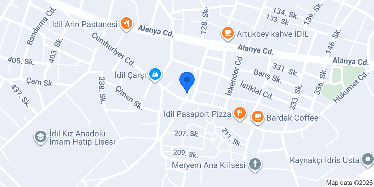 Avesta tatlı salonu konumu