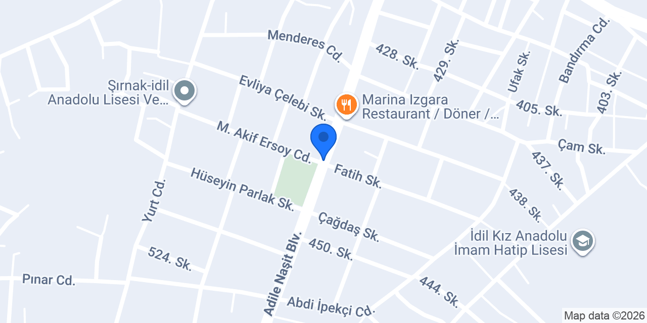 Oses Çiğ Köfte konumu